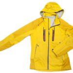 yellow windbreaker waterproof hoodie jacket full zip